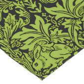 Chemin De Table Long William Morris Frère Lapin Vert Sauge Noir (Coin)
