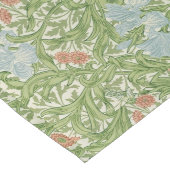 Chemin De Table Long William Morris Iris Fleurs Volages Oiseaux Bleus (Coin)