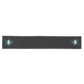 Chemin De Table Long Yeux lumineux bleu brillant Créature (Horizontal)