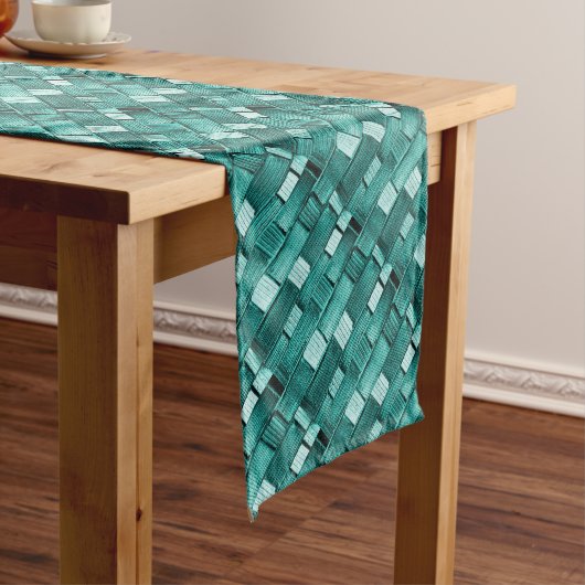 Chemin De Table Moyen Aqua Motif Table Runner (In Situ)