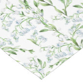 Chemin De Table Moyen Aquarelle Lily de la Vallée Fleurs (Coin)