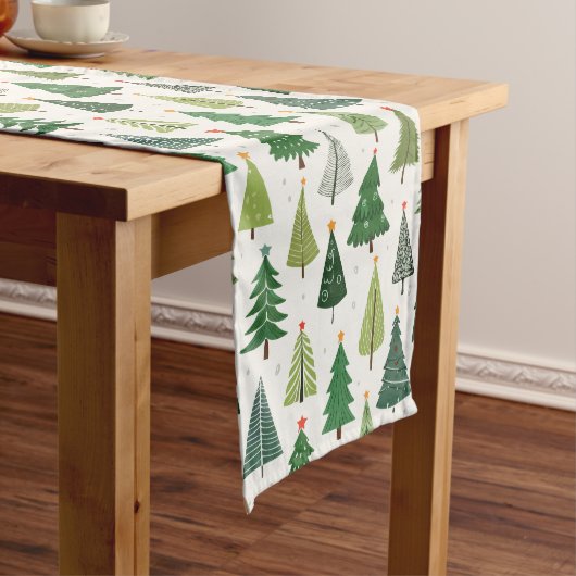 Chemin De Table Moyen Arbres rétro (In Situ)