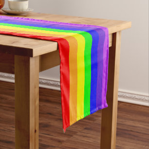 Chemin De Table Moyen Arc en arc-en-ciel Moyenne Table Runner