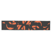 Chemin De Table Moyen Art contemporain orange / Noir (Horizontal)