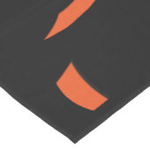 Chemin De Table Moyen Art contemporain orange / Noir (Coin)