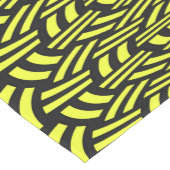 Chemin De Table Moyen Art déco jaune et noir (Coin)