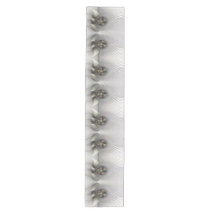 Chemin De Table Moyen Art fractal de forme 3D abstraite moderne