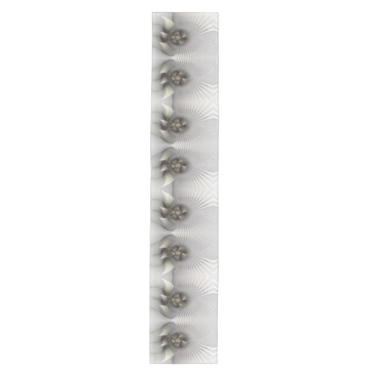 Chemin De Table Moyen Art fractal de forme 3D abstraite moderne (Devant)