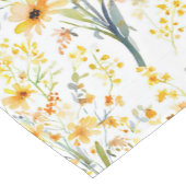 Chemin De Table Moyen Beau fleur sauvage de printemps jaune (Coin)