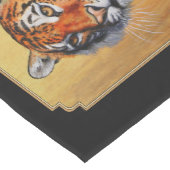 Chemin De Table Moyen Beau tigre orange du Bengale (Coin)