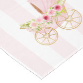 Chemin De Table Moyen Bébé fleurs de poussette accent (Coin)