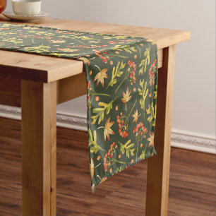 Chemin De Table Moyen Belles couleurs de feuilles d'automne