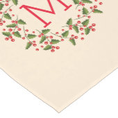 Chemin De Table Moyen Berries rouges et Evergreens couronne de Noël (Coin)