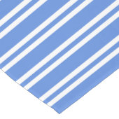 Chemin De Table Moyen Bleu et blanc (Coin)