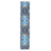 Chemin De Table Moyen Blue Decorative Holiday Table Runner (Devant)