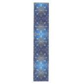 Chemin De Table Moyen Blue Decorative Holiday Table Runner (Devant)