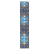 Chemin De Table Moyen Blue Decorative Holiday Table Runner (Devant)