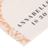 Chemin De Table Moyen Bohème aquarelle pastel marocain  (Coin)