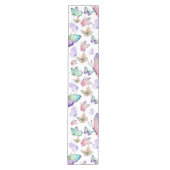 Chemin De Table Moyen Bouteilles d'aquarelle Motif sans couture (Devant)