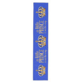 Chemin De Table Moyen Boy Prince est en route pour Royal Blue Gold Crown (Devant)