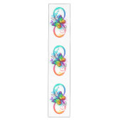 Chemin De Table Moyen Bright infinity with rainbow butterfly (Devant)