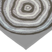 Chemin De Table Moyen Bulles par bandes (Coin)