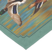 Chemin De Table Moyen Canards volants Sea Mist Green (Coin)