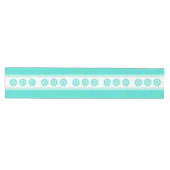 Chemin De Table Moyen Casque bleu turquoise de la côte (Horizontal)