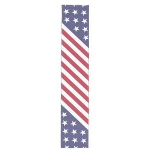 Chemin De Table Moyen Célébrez les USA drapeau le classique américain