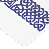 Chemin De Table Moyen Celtic Knot marine bleu moyen table runner (Coin)