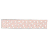 Chemin De Table Moyen Chats à Doodles Whimsical - Rose (Horizontal)