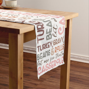 Chemin De Table Moyen Chic Fun Thanksgiving Turquie haricots Casserole