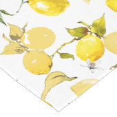 Chemin De Table Moyen citrons aquarelle 13 (Coin)