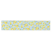 Chemin De Table Moyen citrons aquarelle 4 (Horizontal)