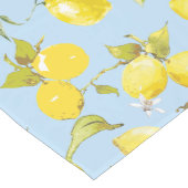 Chemin De Table Moyen citrons aquarelle 4 (Coin)