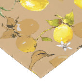 Chemin De Table Moyen citrons d'aquarelle 32 (Coin)
