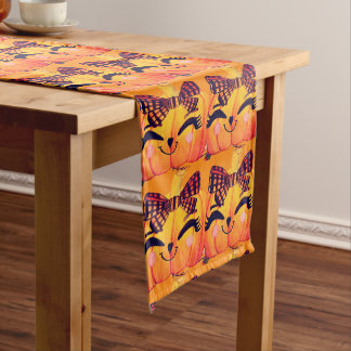 CHEMIN DE TABLE MOYEN CITROUILLE D'HALLOWEEN MS. JOLIE