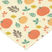 Chemin De Table Moyen Citrouilles et Feuilles d'automne (Coin)