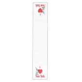 Chemin De Table Moyen Coeur New York (Devant)