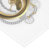 Chemin De Table Moyen Coeur vapeur avec un manomètre (Coin)