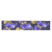 Chemin De Table Moyen Composition avec papillons Sapphire (Horizontal)