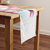 Chemin De Table Moyen Cône rose Sakura crème glacée gaufre (In Situ)