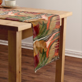 Chemin De Table Moyen Cornucopia Art Abstrait (In Situ)