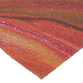 Chemin De Table Moyen Coulée de lave dans différentes nuances de rouge (Coin)