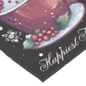 Chemin De Table Moyen Coupe de Noël de chocolat chaud (Coin)