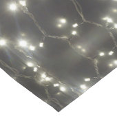 Chemin De Table Moyen Coureur de la table de Noël des lumières argentées (Coin)