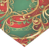 Chemin De Table Moyen Coureur de table de vacances Red Green Floral (Coin)