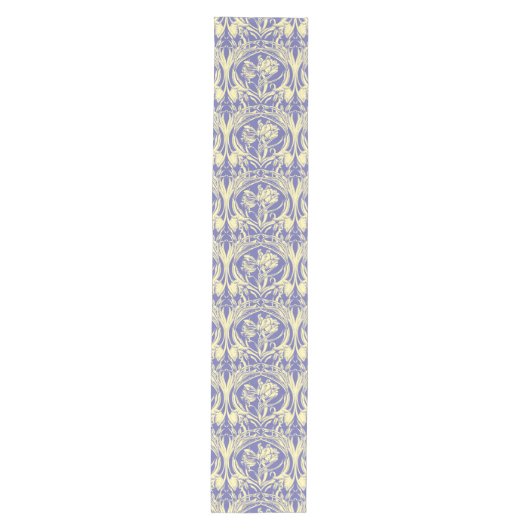 Chemin De Table Moyen Coureur de table Periwinkle & Ivory Tulip Art Nouv (Devant)