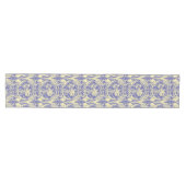 Chemin De Table Moyen Coureur de table Periwinkle & Ivory Tulip Art Nouv (Horizontal)