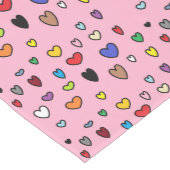 Chemin De Table Moyen Coureur de table Rainbow Hearts (Coin)